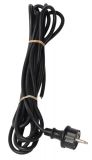 Power cord, rubber 3x0.75mm2, 4.5m with shockproof plug - Vikiwat Power cord, rubber 3x0.75mm2, 4.5m with shockproof plug