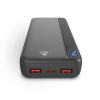 Външна батерия, Power Bank, USB/USB Type-C, 20000mAh, Quick Charge 20W, NEDIS PBKPD20W225BK
 - 1