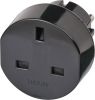 Travel Adapter BS1363/A, Brennenstuhl, transient from UK plug to schuko plug - 1