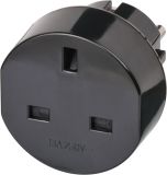 Travel Adapter BS1363/A, Brennenstuhl, transient from UK plug to schuko plug