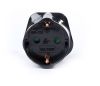 Transion mains adapter from euro socket earthed to British socket UK GB, Hugo Brennenstuhl 1508533 - 3