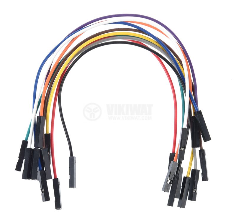 Свързващи кабели MIKROE-511, 1 PIN / F - 1 PIN / F, джъмпер, 150mm - 1