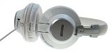Слушалки RetroDJ, стерео жак 3.5 mm с адаптер 6.35 mm бели