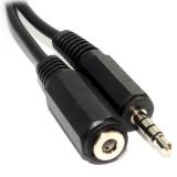Cable, plug 3.5 stereo / m-plug 3.5 stereo / f, 3m, 4pin