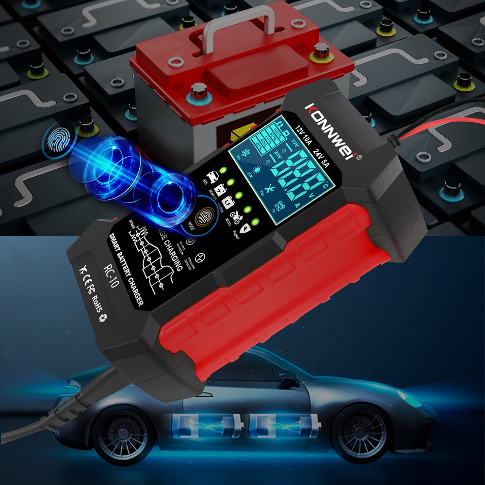 Зарядно за акумулатори 12/24VDC