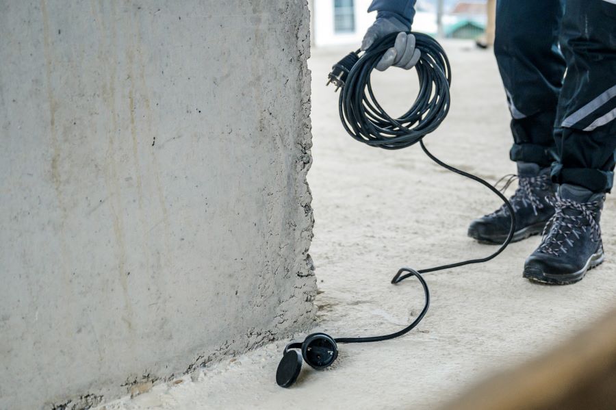 Удължител 15m, 3х1.5mm2, единичен, IP44, влагозащитен, черен, BREMAXX®, Brennenstuhl, 1169890 