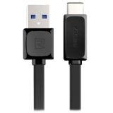 Кабел за телефон USB Type-C към USB, 1m, черен, REMAX