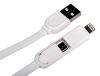 USB кабел за Iphone и Android, Remax, 2 in 1, 1m - 2
