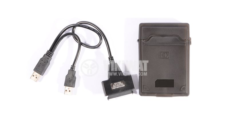 Кабел USB2.0 към SATAII + кутия за хард диск - 2