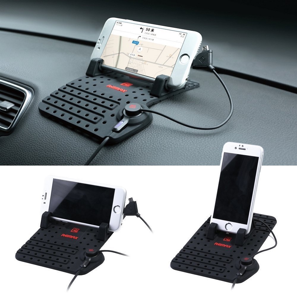 Remax RM-CS101 Super Flexible Car Holder with Charging Output for