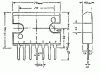 IC uPC1181 operational amplifier SIP7