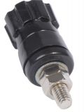Banana female socket black, 60 VAC , 10 A, Ф16 x 38 mm - 2 - Vikiwat Banana female socket black, 60 VAC , 10 A, Ф16 x 38 mm - 2