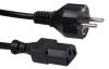 Power cord for PC, black, 3X1.0 mm2, 17А, 2 m - 2 - Vikiwat Power cord for PC, black, 3X1.0 mm2, 17А, 2 m - 2