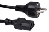Power cord for PC, black, 3X1.0 mm2, 17А, 2 m - 2 - Vikiwat Power cord for PC, black, 3X1.0 mm2, 17А, 2 m - 2