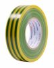 PVC изолационна лента, изолирбанд, HTAPE-FLEX15YE, 19mm x 20m, жълто-зелена - 1