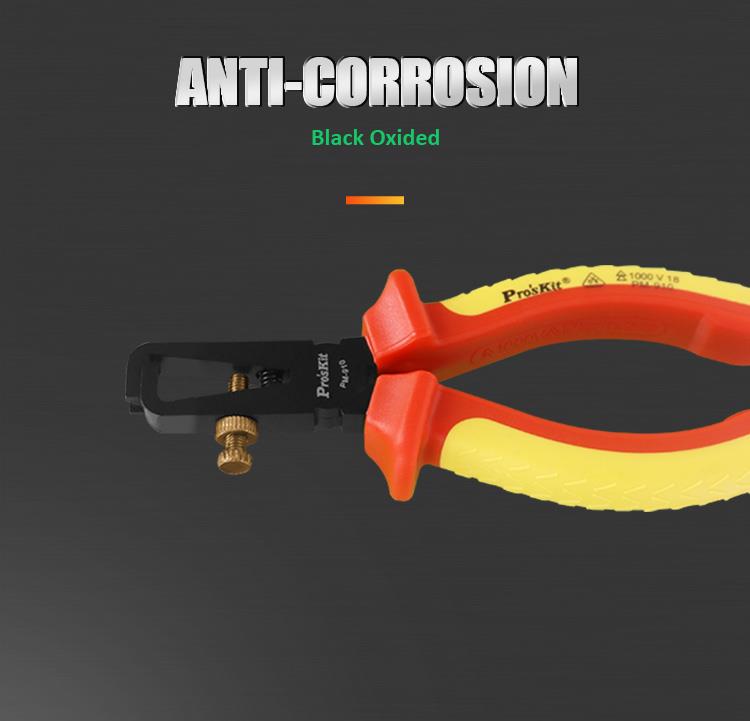 Tool set, 8 pieces, 5 screwdrivers, 3 pliers, PK-2801, PRO'S KIT