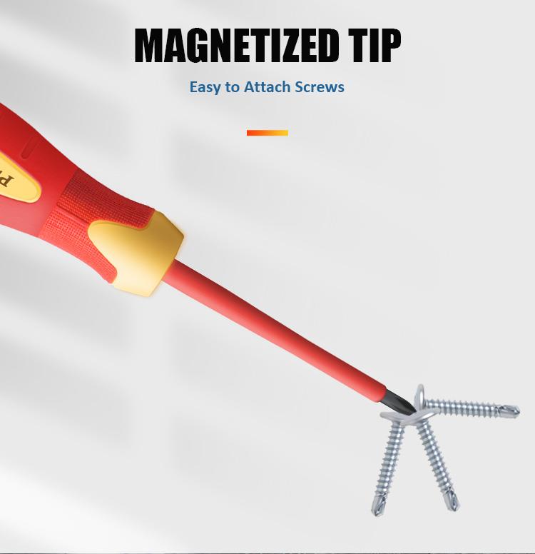 Tool set, 8 parts, 5 screwdrivers, 3 pliers, PK-2801, PRO'S KIT