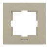 Decorative single frame forw all sockets and light switches, golden color, Karre Plus Panasonic WKTF0801-2BR - 1
