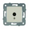 TV socket, Lossless, bronze, WKTT0454-2BR, mechanism+cover plate - 1