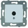 TV socket, Lossless, silver, WKTT0454-2SL, mechanism+cover plate - 1