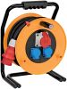 CEE Industrial cable reel with 3 sockets, 30m cable 5x2.5mm2, Brennenstuhl, Brobusta CEE 1, 1316300 - 1