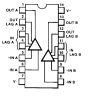 IC uA739 dual operational amplifier  DIP14 - 2