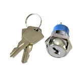 Ротационен превключвател с ключ, ф19mm, ON-ON, V19-04-102