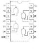 Интегрална схема 74HC01, TTL съвместима, Quad 2-input NAND Gates (with open drain outputs), DIP14 - 2 - Викиват Интегрална схема 74HC01, TTL съвместима, Quad 2-input NAND Gates (with open drain outputs), DIP14 - 2