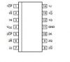 Интегрална схема 74HC73, TTL съвместима, Dual JK flip-flop with reset; negative-edge trigger, DIP14 - 2 - Викиват Интегрална схема 74HC73, TTL съвместима, Dual JK flip-flop with reset; negative-edge trigger, DIP14 - 2