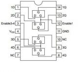 Интегрална схема 74HC77, TTL съвместима, 4-bit Bistable Latch, DIP14 - 2 - Викиват Интегрална схема 74HC77, TTL съвместима, 4-bit Bistable Latch, DIP14 - 2
