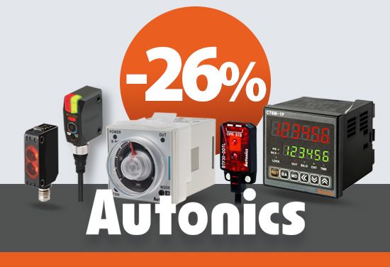 -26% of all Autonics products - controllers, relays and sensors
