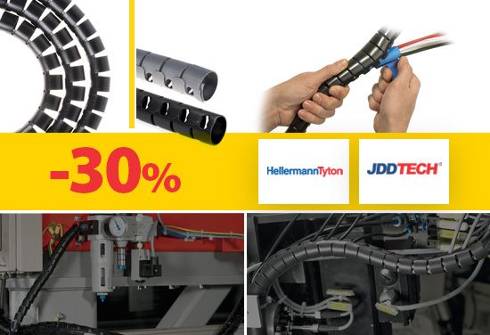 -30% on cable management products from JDDTECH and HELLERMANNTYTON
