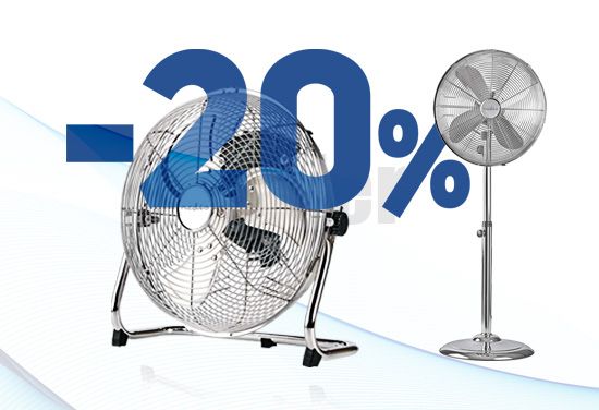 -20% на стайни, подови и настолни вентилатори от Nedis, Teesa, Peiying, Elmark
