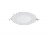 LED панел, за вграждане, 6W, кръг, 230VAC, 470lm, 3000K, топлообял, ф128mm, BP01-60600, SLIM
